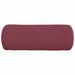 Perne Bolster 2 pcs Roșu Vin Ø 25 x 70 cm țesătură - WALTI WALTI
