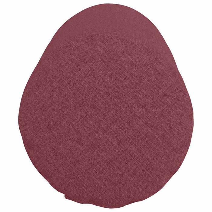 Perne Bolster 2 pcs Roșu Vin Ø 25 x 70 cm țesătură - WALTI WALTI
