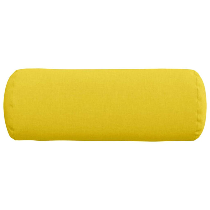 Perne Bolster 2 pcs Galben Deschis Ø 25 x 70 cm țesătură - WALTI WALTI