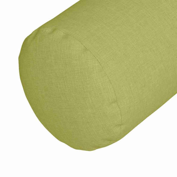 Perne Bolster 2 pcs Verde deschis Ø 25 x 70 cm țesătură - WALTI WALTI