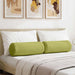 Perne Bolster 2 pcs Verde deschis Ø 25 x 70 cm țesătură - WALTI WALTI
