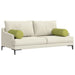 Perne Bolster 2 pcs Verde deschis Ø 25 x 70 cm țesătură - WALTI WALTI