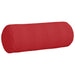 Perne Bolster 2 pcs Roșu Ø 25 x 70 cm țesătură - WALTI WALTI