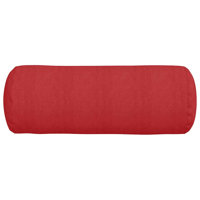 Perne Bolster 2 pcs Roșu Ø 25 x 70 cm țesătură - WALTI WALTI