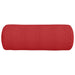 Perne Bolster 2 pcs Roșu Ø 25 x 70 cm țesătură - WALTI WALTI