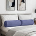 Perne Bolster 2 pcs Albastru Jeans Ø 25 x 70 cm țesătură - WALTI WALTI