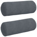 Perne Bolster 2 pcs Gri închis Ø 25 x 70 cm - WALTI WALTI