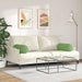 Perne Bolster 2 pcs Verde deschis Ø 25 x 70 cm - WALTI WALTI