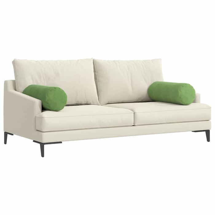 Perne Bolster 2 pcs Verde deschis Ø 25 x 70 cm - WALTI WALTI