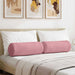 Perne Bolster 2 pcs Roz Ø 25 x 70 cm Țesătură din corduroy - WALTI WALTI