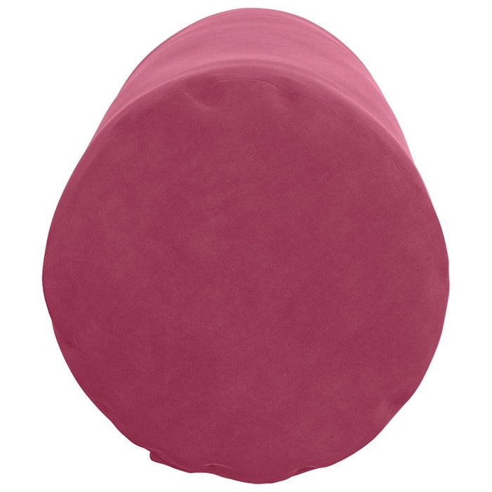 Perne Bolster 2 pcs Roșu Vin Ø 25 x 70 cm Țesătură din corduroy - WALTI WALTI
