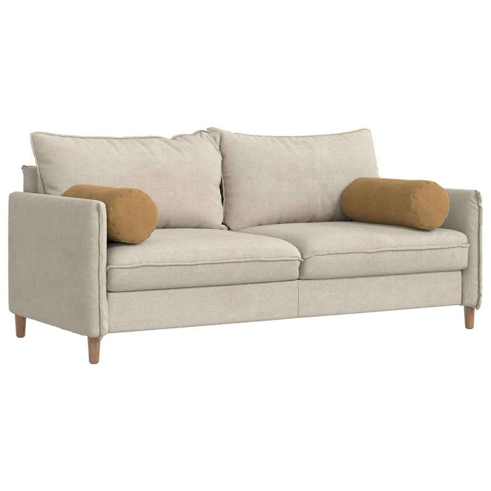 Perne Bolster 2 pcs Maro Ø 25 x 70 cm Țesătură din corduroy - WALTI WALTI