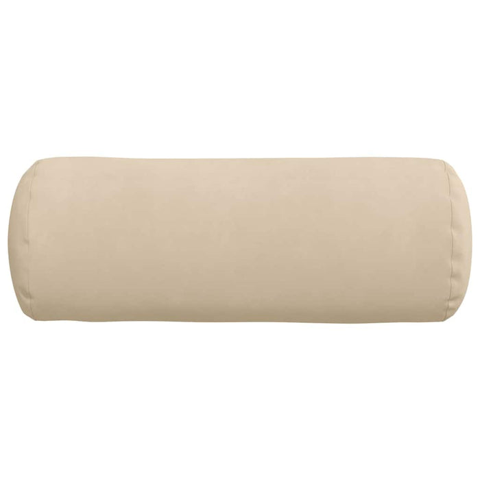 Perne Bolster 2 pcs Crem Ø 25 x 70 cm Țesătură din microfibră - WALTI WALTI