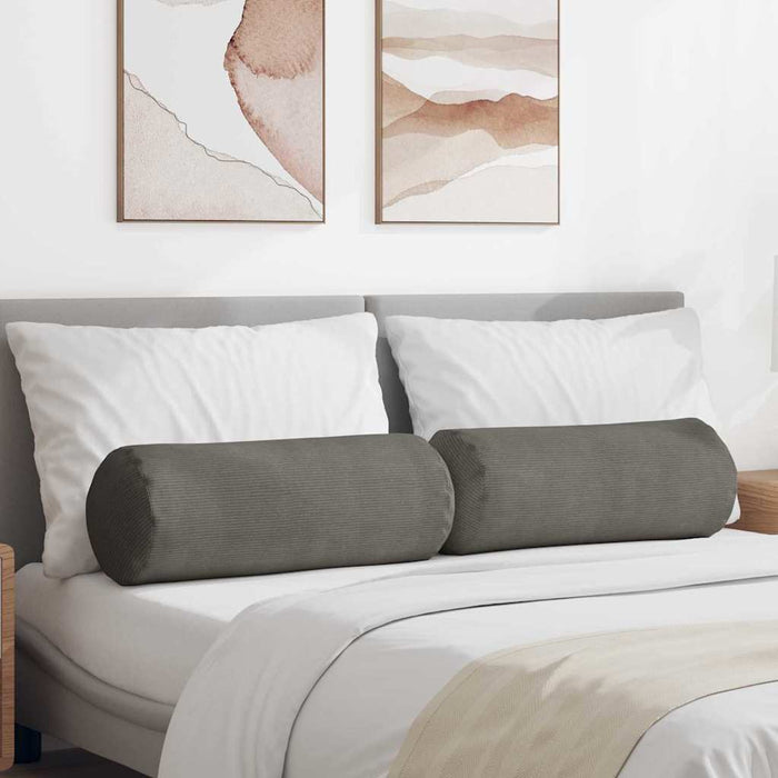 Perne Bolster 2 pcs Gri deschis Ø 25 x 70 cm - WALTI WALTI