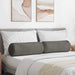 Perne Bolster 2 pcs Gri deschis Ø 25 x 70 cm - WALTI WALTI