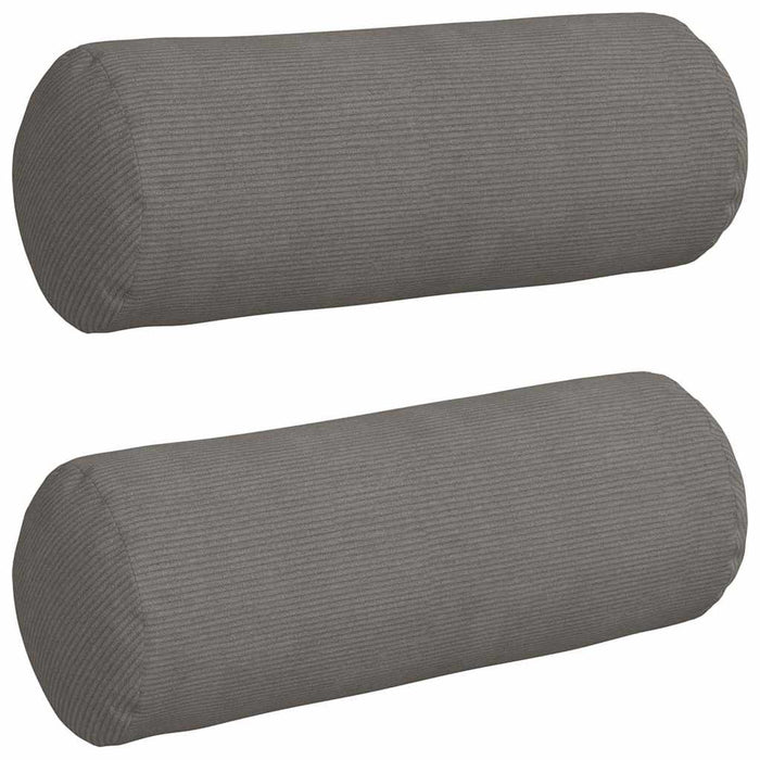 Perne Bolster 2 pcs Gri deschis Ø 25 x 70 cm - WALTI WALTI