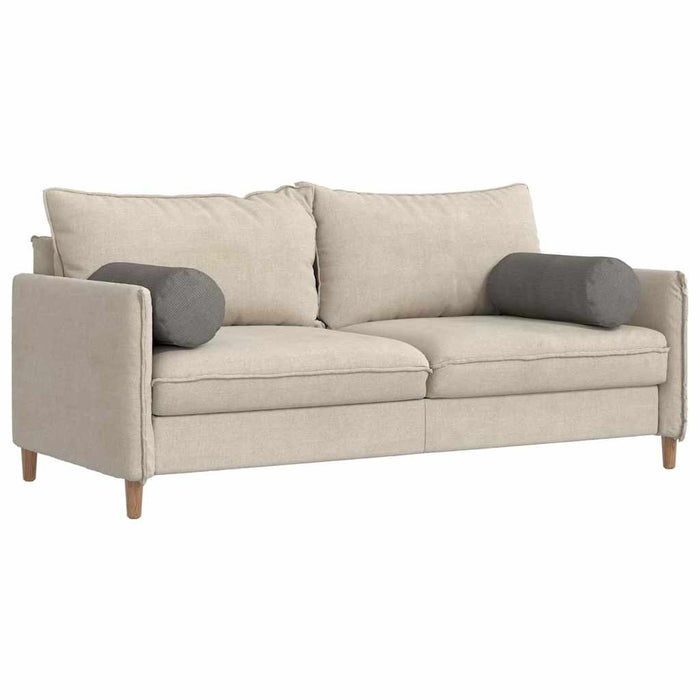 Perne Bolster 2 pcs Gri deschis Ø 25 x 70 cm - WALTI WALTI