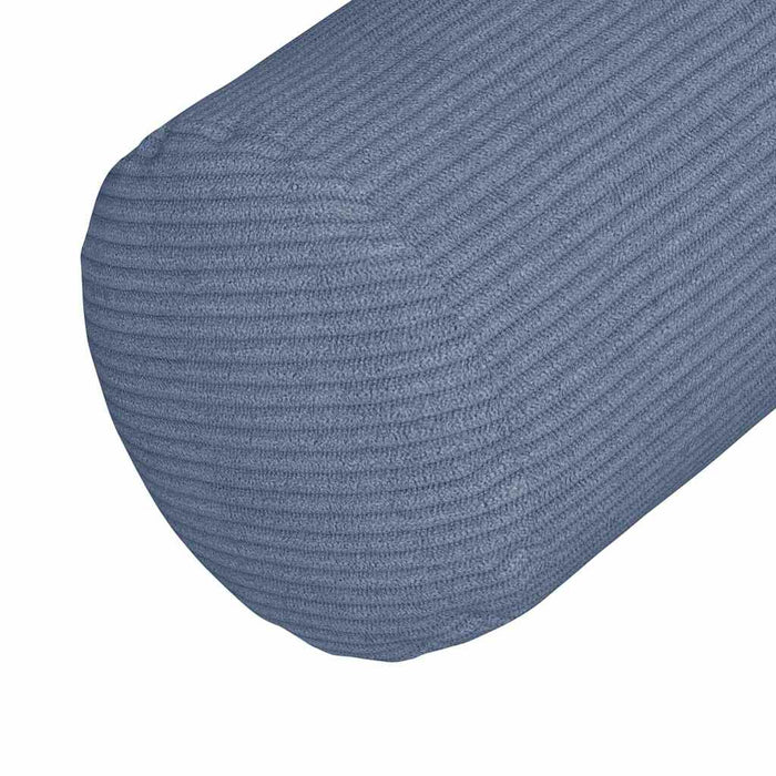Perne Bolster 2 pcs albastru Ø 25 x 70 cm Țesătură din corduroy - WALTI WALTI