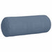 Perne Bolster 2 pcs albastru Ø 25 x 70 cm Țesătură din corduroy - WALTI WALTI