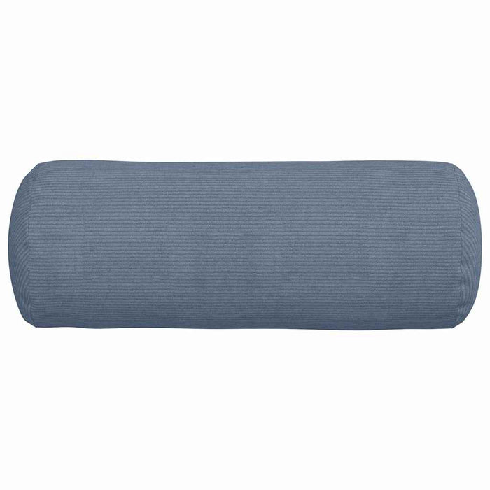 Perne Bolster 2 pcs albastru Ø 25 x 70 cm Țesătură din corduroy - WALTI WALTI
