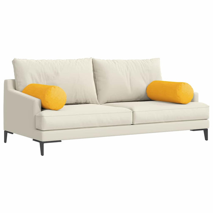 Perne Bolster 2 pcs Galben Deschis Ø 25 x 70 cm - WALTI WALTI