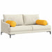 Perne Bolster 2 pcs Galben Deschis Ø 25 x 70 cm - WALTI WALTI