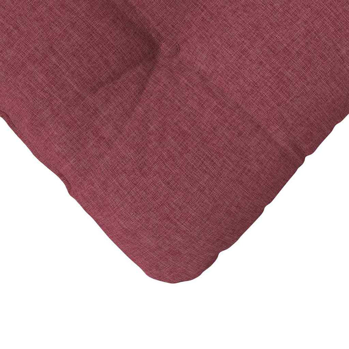 Perne de Șezut 4 pcs Roșu Vin 40 x 40 x 12 cm țesătură - WALTI WALTI