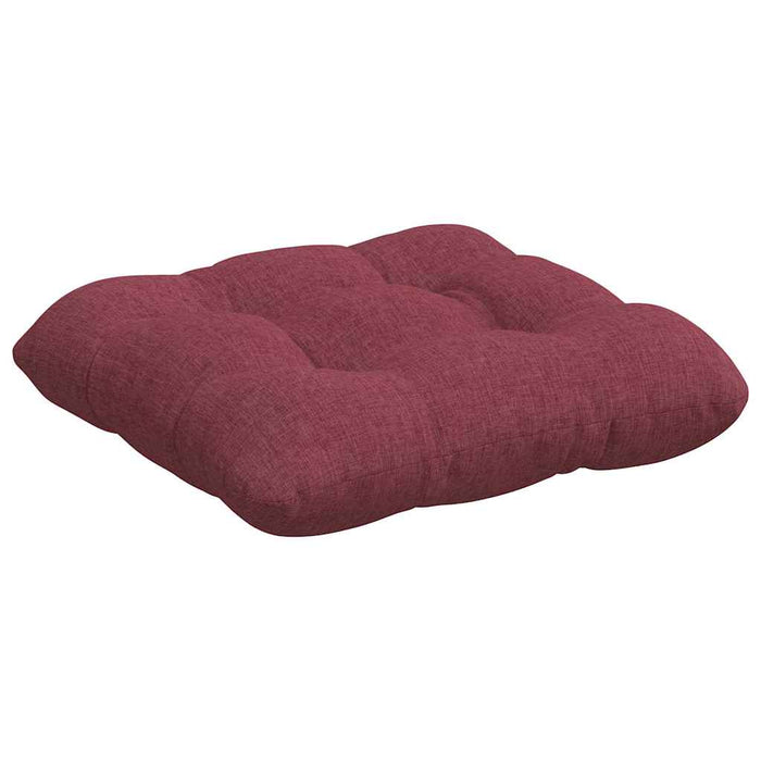 Perne de Șezut 4 pcs Roșu Vin 40 x 40 x 12 cm țesătură - WALTI WALTI