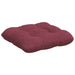 Perne de Șezut 4 pcs Roșu Vin 40 x 40 x 12 cm țesătură - WALTI WALTI