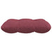 Perne de Șezut 4 pcs Roșu Vin 40 x 40 x 12 cm țesătură - WALTI WALTI