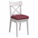 Perne de Șezut 4 pcs Roșu Vin 40 x 40 x 12 cm țesătură - WALTI WALTI