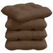 Perne de Șezut 4 pcs Maro 40 x 40 x 12 cm țesătură - WALTI WALTI
