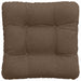 Perne de Șezut 4 pcs Maro 40 x 40 x 12 cm țesătură - WALTI WALTI
