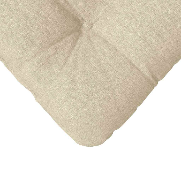 Perne de Șezut 4 pcs Crem 40 x 40 x 12 cm țesătură - WALTI WALTI