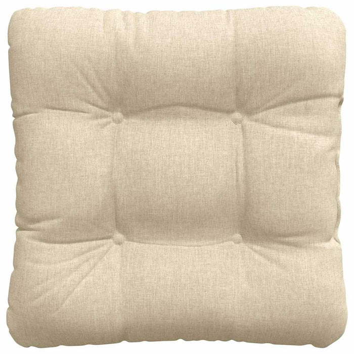 Perne de Șezut 4 pcs Crem 40 x 40 x 12 cm țesătură - WALTI WALTI