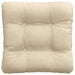 Perne de Șezut 4 pcs Crem 40 x 40 x 12 cm țesătură - WALTI WALTI