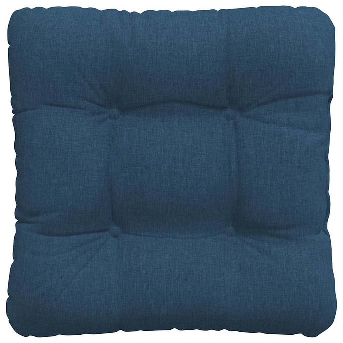 Perne de Șezut 4 pcs albastru 40 x 40 x 12 cm țesătură - WALTI WALTI