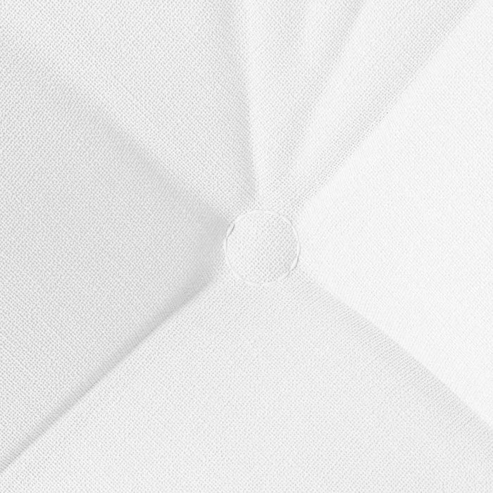 Perne de Șezut 4 pcs Alb 40 x 40 x 12 cm țesătură - WALTI WALTI