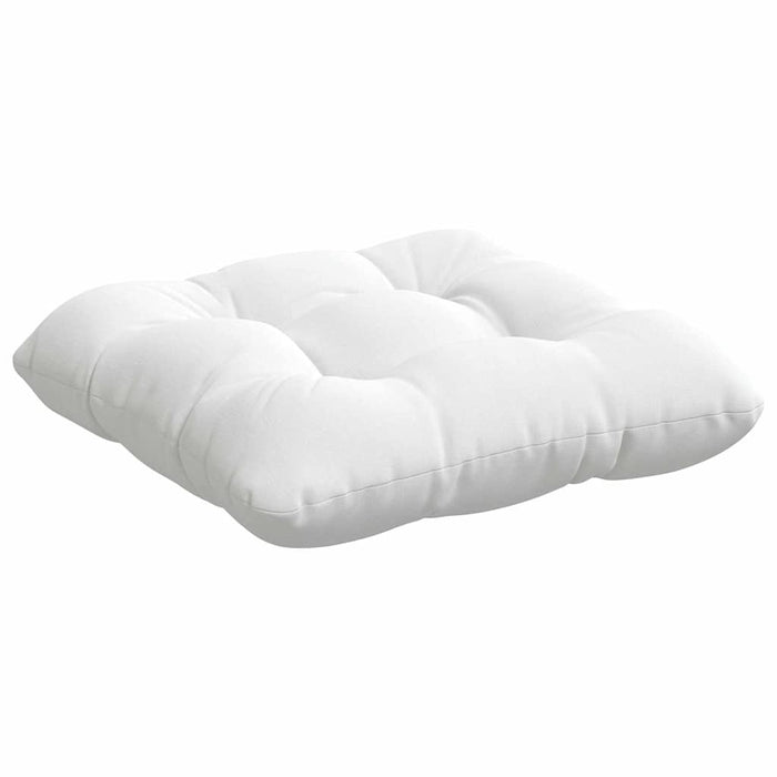 Perne de Șezut 4 pcs Alb 40 x 40 x 12 cm țesătură - WALTI WALTI