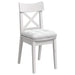 Perne de Șezut 4 pcs Alb 40 x 40 x 12 cm țesătură - WALTI WALTI