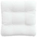 Perne de Șezut 4 pcs Alb 40 x 40 x 12 cm țesătură - WALTI WALTI