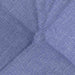 Perne de Șezut 4 pcs Albastru Jeans 40 x 40 x 12 cm țesătură - WALTI WALTI