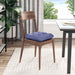 Perne de Șezut 4 pcs Albastru Jeans 40 x 40 x 12 cm țesătură - WALTI WALTI