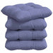 Perne de Șezut 4 pcs Albastru Jeans 40 x 40 x 12 cm țesătură - WALTI WALTI