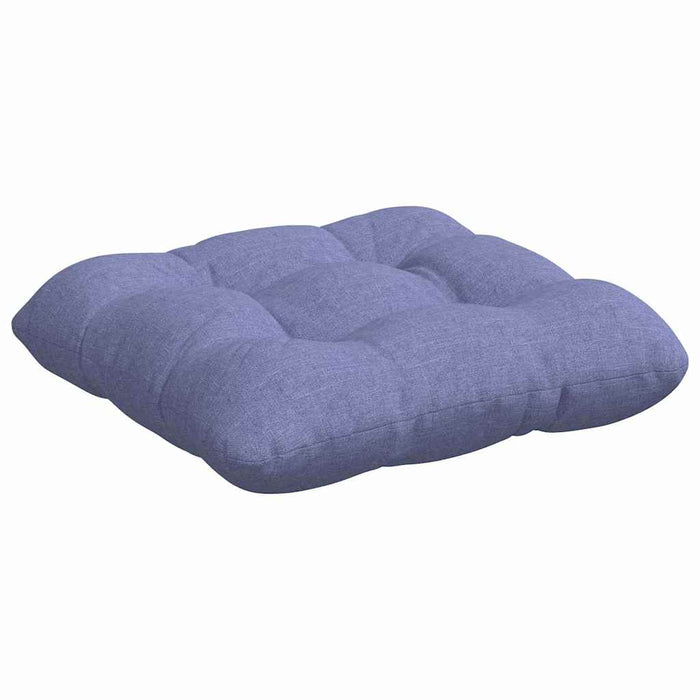 Perne de Șezut 4 pcs Albastru Jeans 40 x 40 x 12 cm țesătură - WALTI WALTI