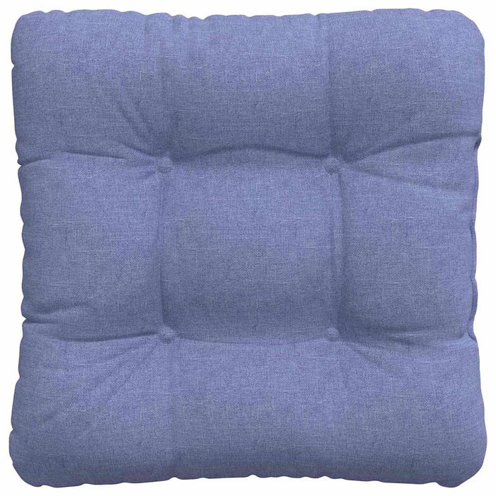 Perne de Șezut 4 pcs Albastru Jeans 40 x 40 x 12 cm țesătură - WALTI WALTI