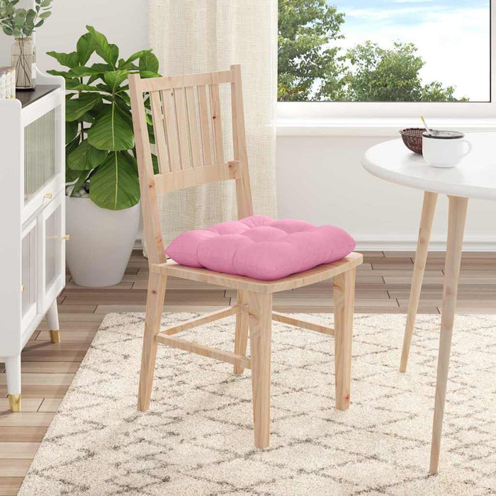 Perne de Șezut 4 pcs Roz 40 x 40 x 12 cm țesătură - WALTI WALTI