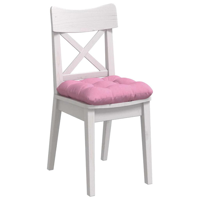 Perne de Șezut 4 pcs Roz 40 x 40 x 12 cm țesătură - WALTI WALTI