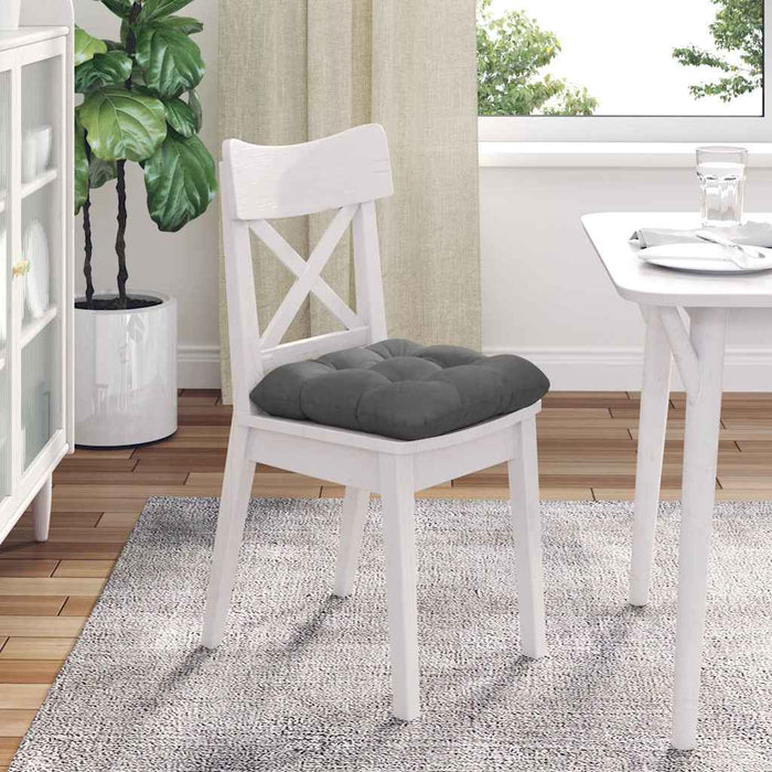 Perne de Șezut 4 pcs Gri închis 40 x 40 cm - WALTI WALTI