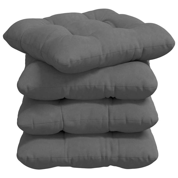 Perne de Șezut 4 pcs Gri închis 40 x 40 cm - WALTI WALTI